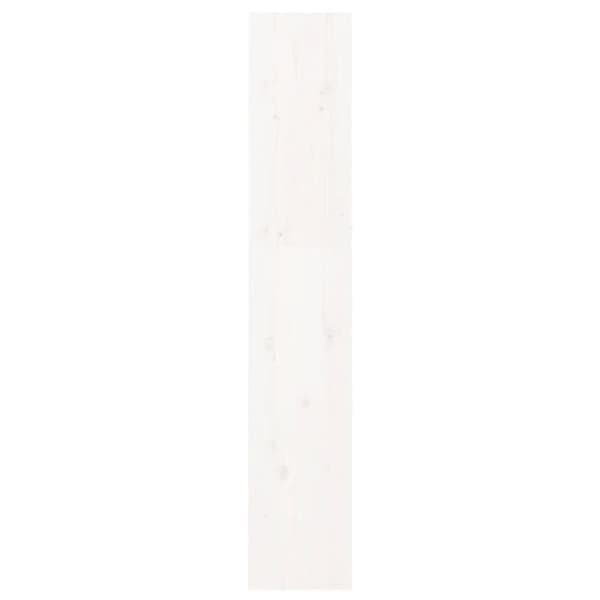 bogreol/rumdeler 60x30x167,5 cm massivt fyrretræ hvid