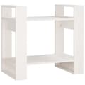 Miniatyrbillede 2 af 9: bogreol/rumdeler 60x35x57 cm massivt fyrretræ hvid