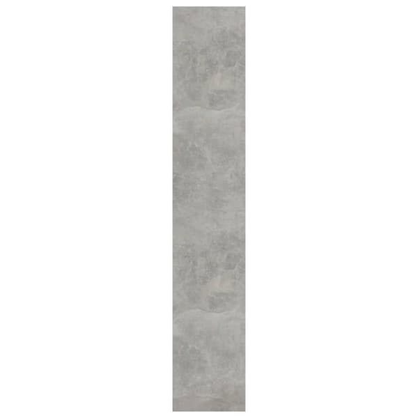 Kirjahylly/tilanjakaja betoninharmaa 80x30x166 cm tekninen puu