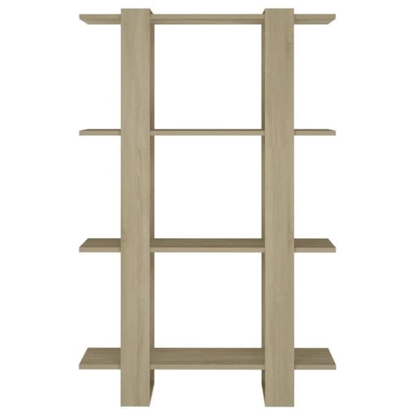 bogreol/rumdeler 80x30x123,5 cm sonoma-eg