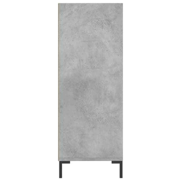 skab 69,5x32,5x90 cm konstrueret træ betongrå