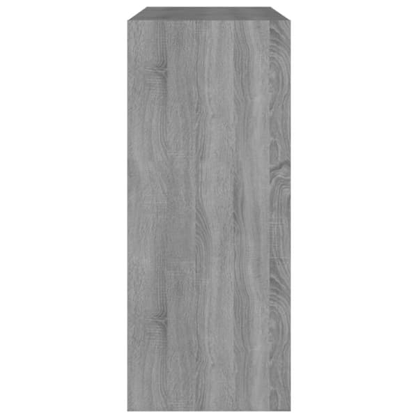 bogreol/rumdeler 80x30x72 cm grå sonoma-eg