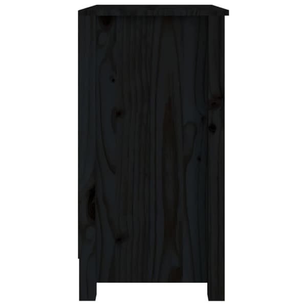 Kirjahylly musta 50x35x68 cm täysi mänty