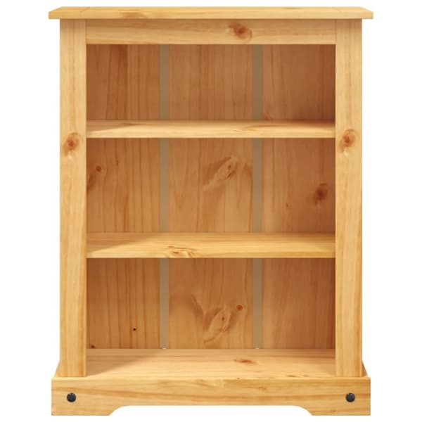 reol tre hylder Corona-serien mexicansk fyrretræ 81x29x100 cm