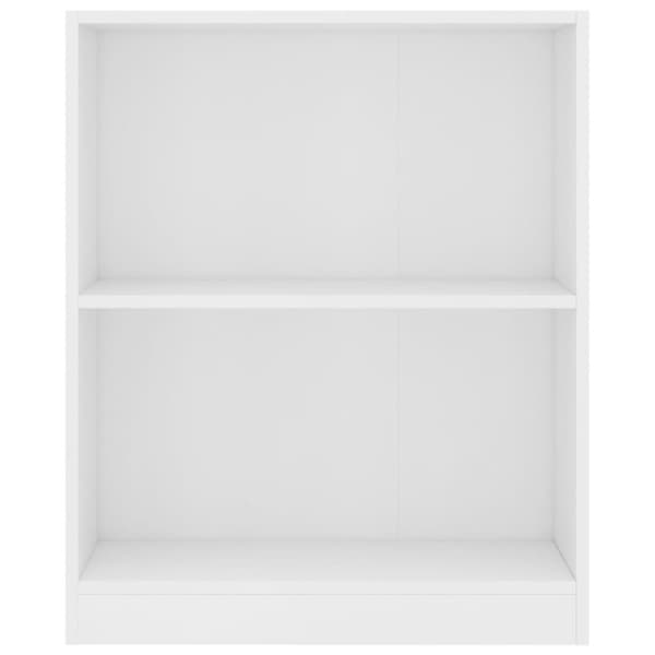 bogreol 60x24x74,5 cm konstrueret træ hvid