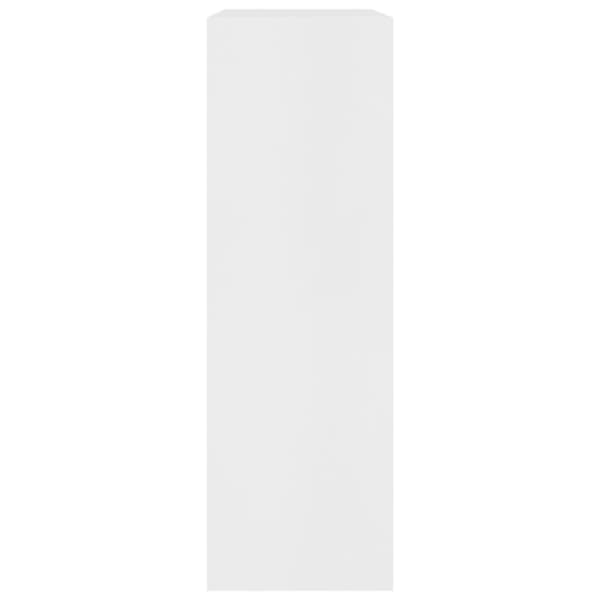 bogreol 60x24x74,5 cm konstrueret træ hvid