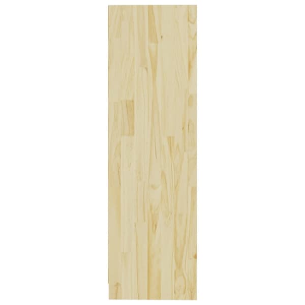 bogskab/rumdeler 104x33,5x110 cm massivt fyrretræ