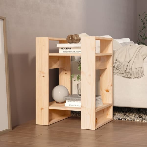 bogreol/rumdeler 41x35x57 cm massivt fyrretræ