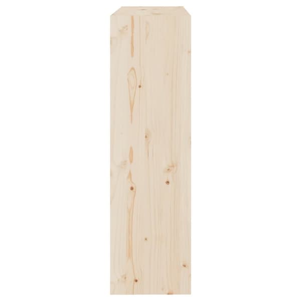 bogreol/rumdeler 80x30x103,5 cm massivt fyrretræ