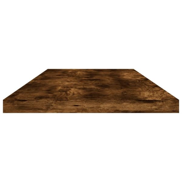 vidaXL Seinähyllyt 4 kpl savutammi 80x20x1,5 cm tekninen puu