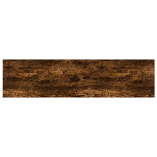 vidaXL Seinähyllyt 4 kpl savutammi 80x20x1,5 cm tekninen puu
