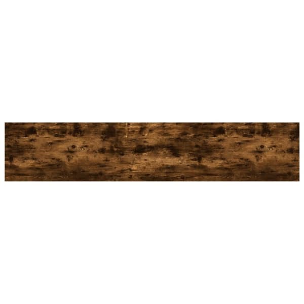 vidaXL Vägghyllor 4 st rökfärgad ek 100x20x1,5 cm konstruerat trä