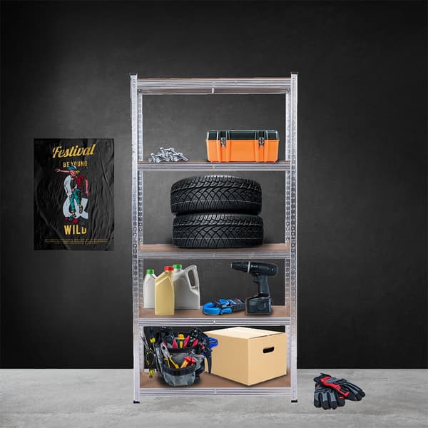 Catterhouse Galaniseret Hylde Max Pro 5 70x40x180 Cm Brun