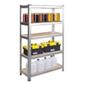 Miniatyrbillede 6 af 6: Metallagerhylde 150 x 75 x 30 cm Humberg 4840