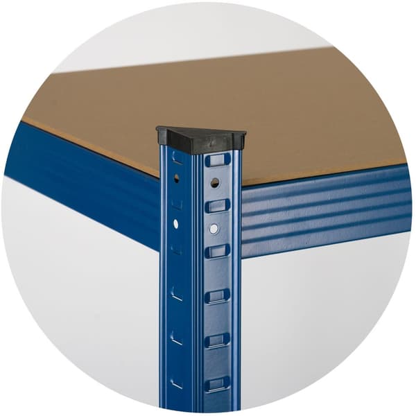 Metallinen varastohylly 180 x 90 x 40cm Humberg 4848