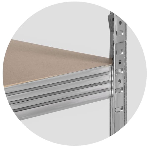 Metallinen varastohylly 180 x 90 x 40 cm Humberg HR-812 + ILMAINEN kansi
