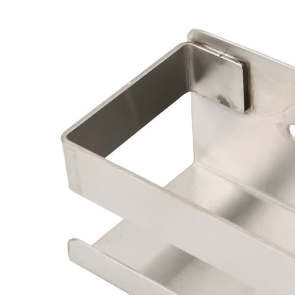 vidaXL Dusjhylle 23x6,5x6 cm børstet 304 rustfritt stål