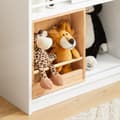 Miniatyrbillede 5 af 7: SoBuy Børne bogreol Børnehylde Opbevaringshylde Legetøjsopbevaring KMB98-W