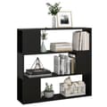 Miniatyrbillede 4 af 8: bogreol/rumdeler 100x24x94 cm sort