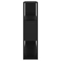 Miniatyrbillede 6 af 8: bogreol/rumdeler 100x24x94 cm sort