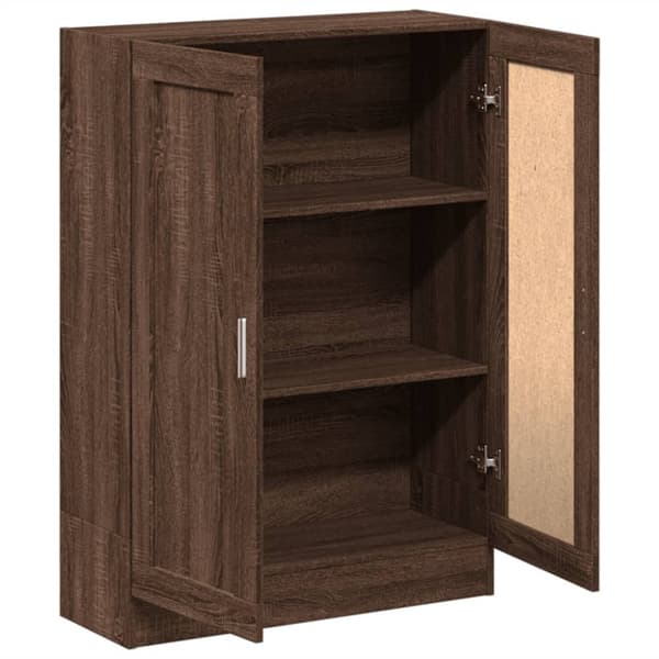 Kirjakaappi ruskea tammi 82,5x30,5x115 cm tekninen puu