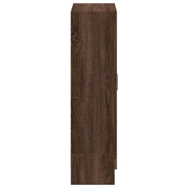 Kirjakaappi ruskea tammi 82,5x30,5x115 cm tekninen puu