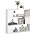 Miniatyrbillede 4 af 8: bogreol/rumdeler 100x24x94 cm hvid