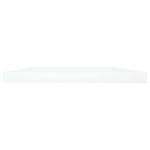 vidaXL boghylder 4 stk. 40x20x1,5 cm konstrueret træ hvid -  Hylder