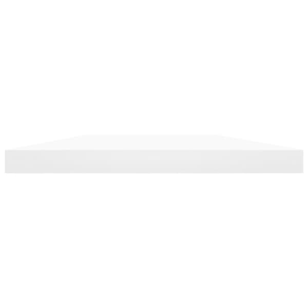 vidaXL boghylder 4 stk. 60x10x1,5 cm konstrueret træ hvid - Hylder