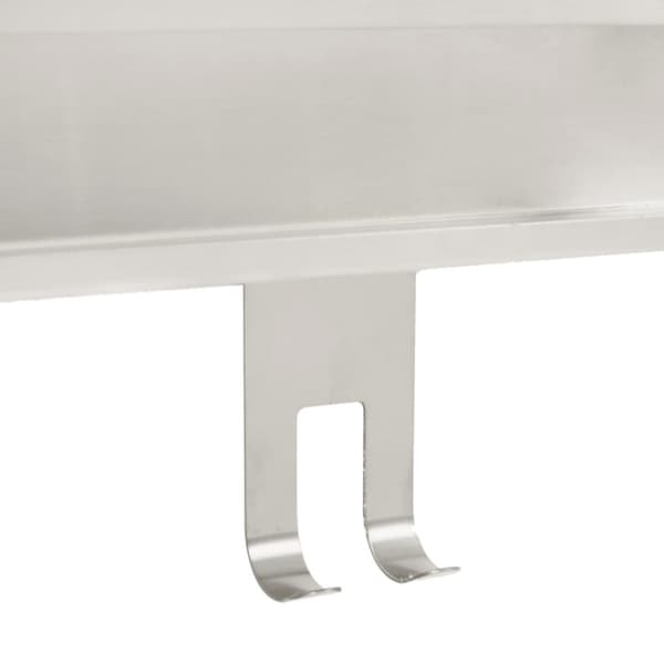 The Living Store brusehylde med ophæng børstet 304 rustfrit stål -  Hylder