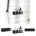 Miniatyrbild 1 av 9: The Living Store Duschhylla matt svart 23x6,5x6 cm borstat 304 rostfritt stål -  Hyllor