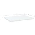 Miniatyrbild 6 av 6: The Living Store Hyllplan 4 st vit 40x30x1,5 cm konstruerat trä -  Hyllor