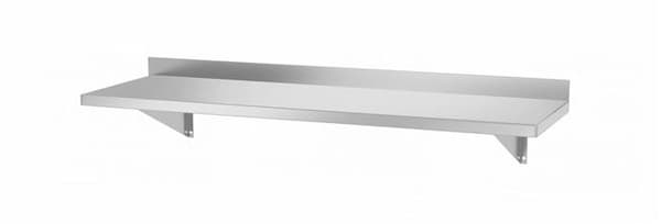 Hængende hylde på konsoller, med to konsoller, HENDI, 1000x300x250 mm, 1000x300x(H)250mm Basisvariant