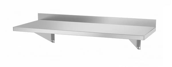 Hänghylla på konsoler, med två konsoler, mått: 800x300x250 mm Grundvariant