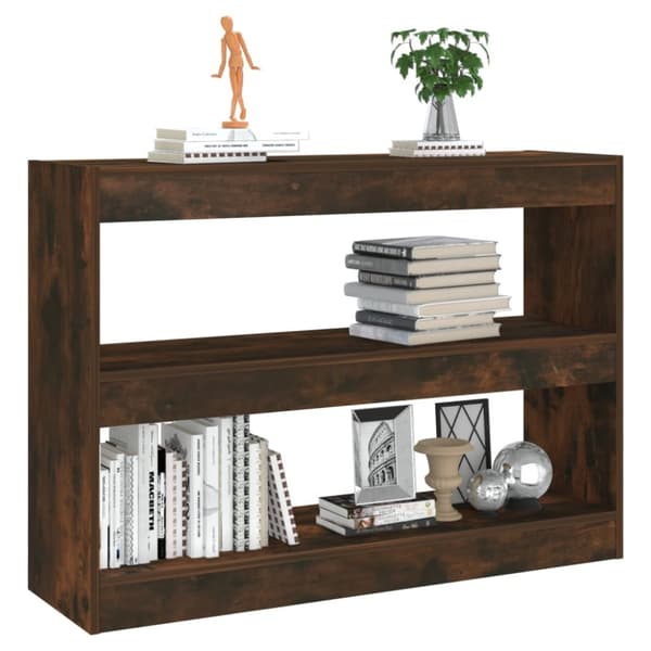 bogreol/rumdeler 100x30x72 cm sonoma-eg