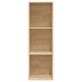 Miniatyrbillede 5 af 8: bogreol/tv-bord 36x30x114 cm konstrueret træ Sonoma-eg