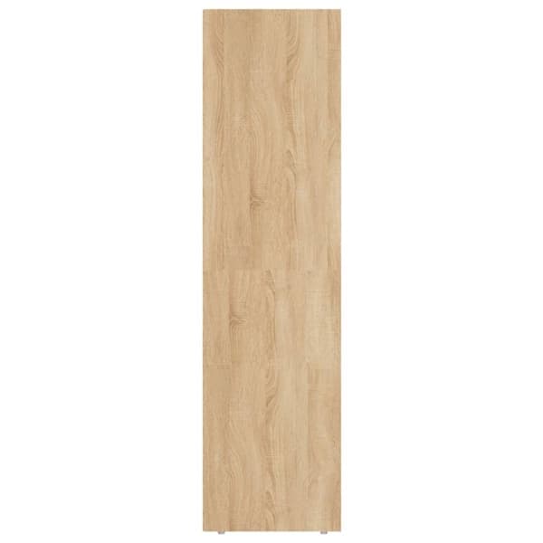 bogreol/tv-bord 36x30x114 cm konstrueret træ Sonoma-eg