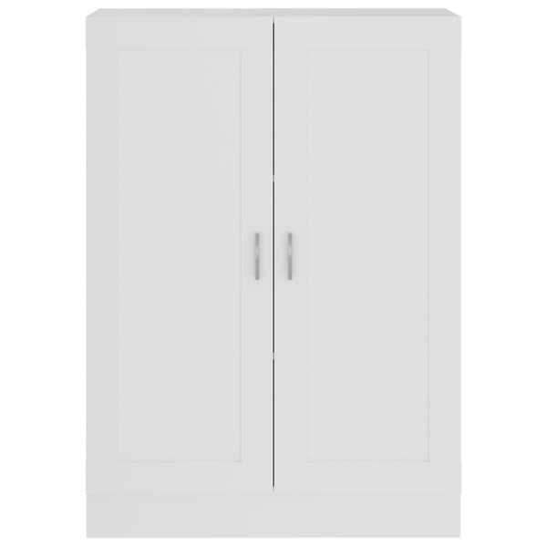 bogskab 82,5x30,5x115 cm konstrueret træ hvid
