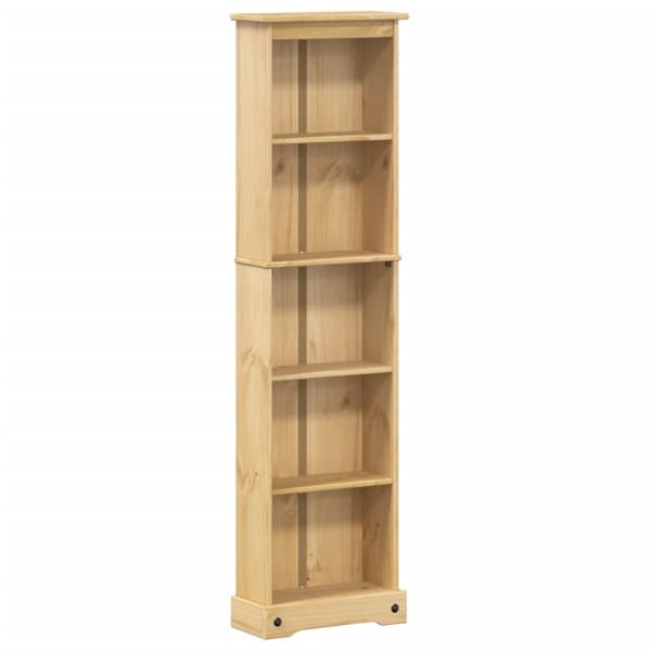 bogreol Corona 46x20x170 cm massivt fyrretræ