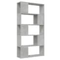 Miniatyrbillede 2 af 8: bogskab/rumdeler 80x24x155 cm spånplade betongrå