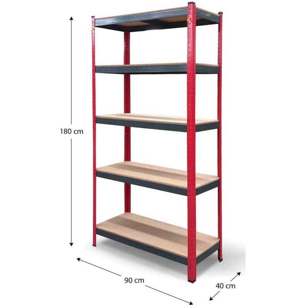 Catterhouse Galaniseret Hylde Cargo Advance 90 90x40x180 Cm