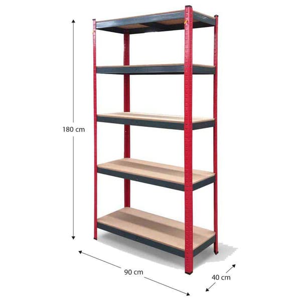 Catterhouse Galaniseret Hylde Cargo Advance 90 90x40x180 Cm 2 Enheder