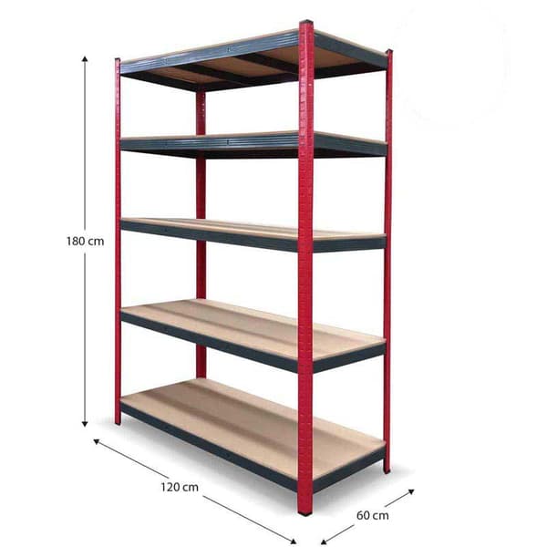 Catterhouse Galaniseret Hylde Cargo Advance 120 120x60x180 Cm 2 Enheder