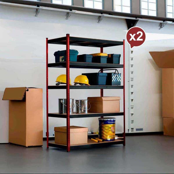 Catterhouse Galaniseret Hylde Cargo Advance 120 120x60x180 Cm 2 Enheder