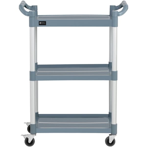 Muovinen catering tarjoilijavaunu 3 hyllyllä 630 x 400 mm 90 kg asti