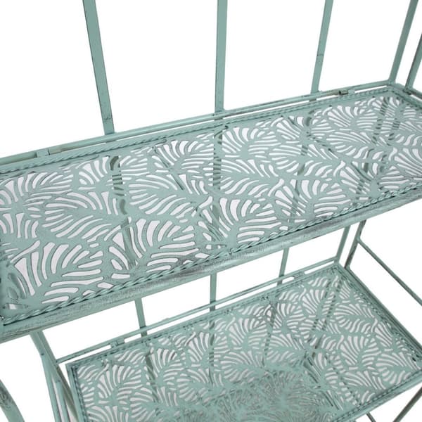 Hylly MINT ulkokäyttöön 60x32xK156cm, vihreä