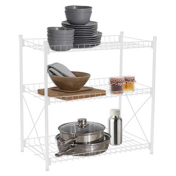 Sayma 3-etagers Metalreol Confortime 52x34x55 Cm