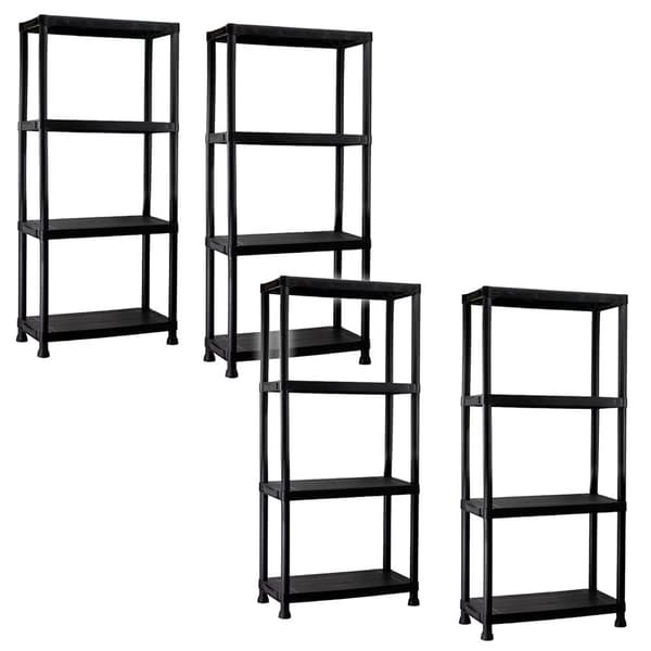 5-kerroksinen taittovarasto, nopea kokoaminen, ympäristöystävällinen muovi,4 hyllyä 4B ++ halpa