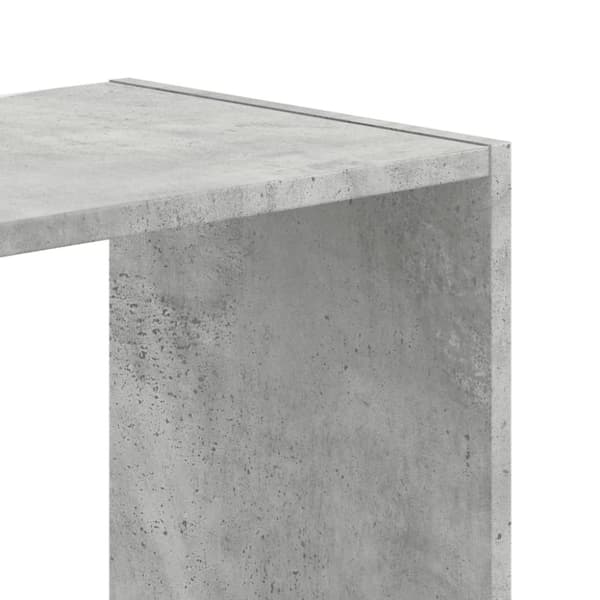 skab 68,5x32x75 cm konstrueret træ betongrå