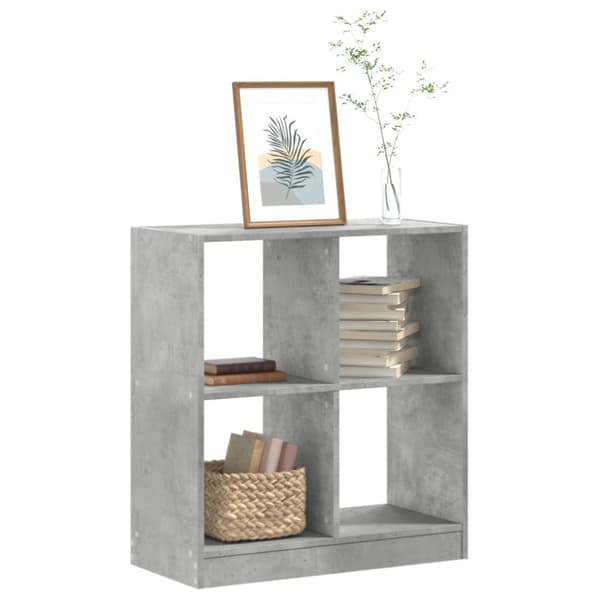 skab 68,5x32x75 cm konstrueret træ betongrå